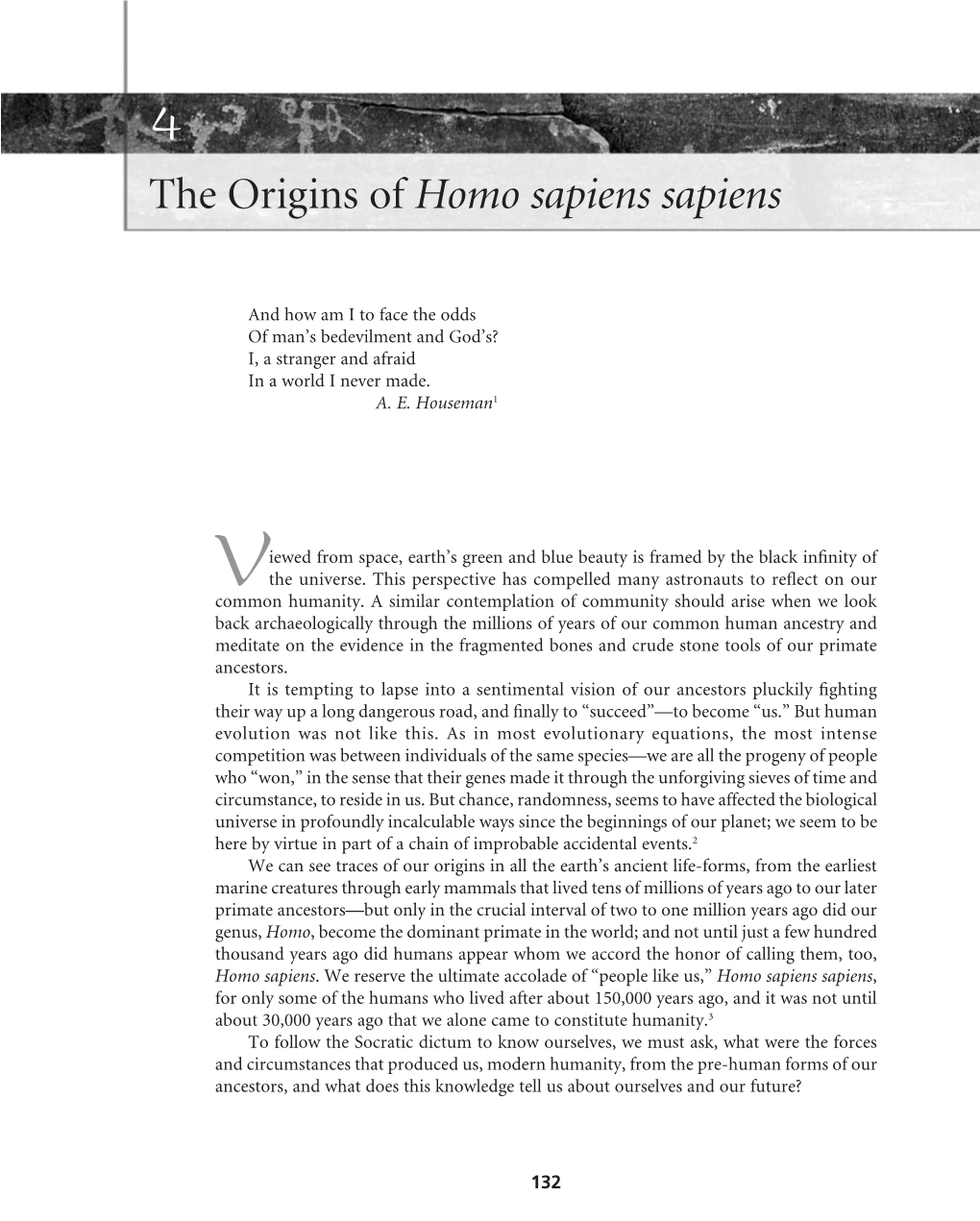 The Origins of Homo Sapiens Sapiens