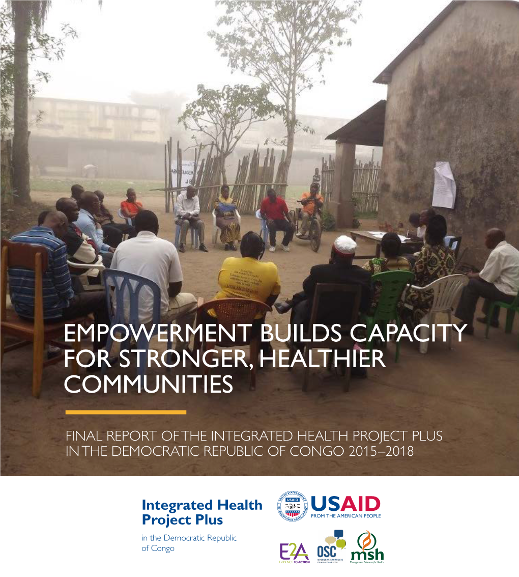 Empowerment Builds Capacity for Stronger, Healthier Communities