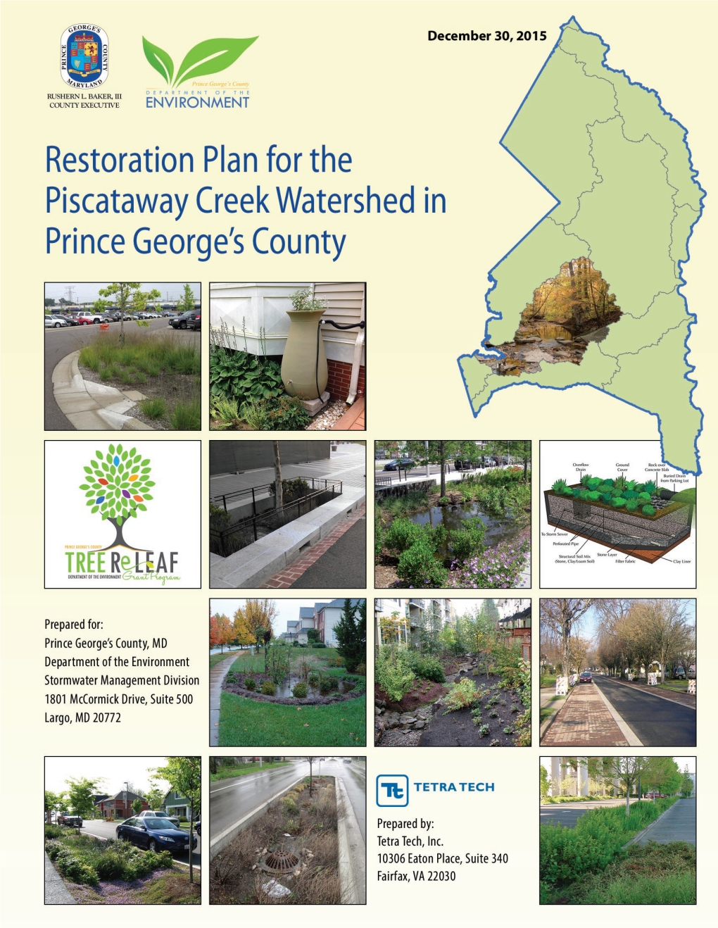 Piscataway Creek Watershed in Prince George’S County December 30, 2015