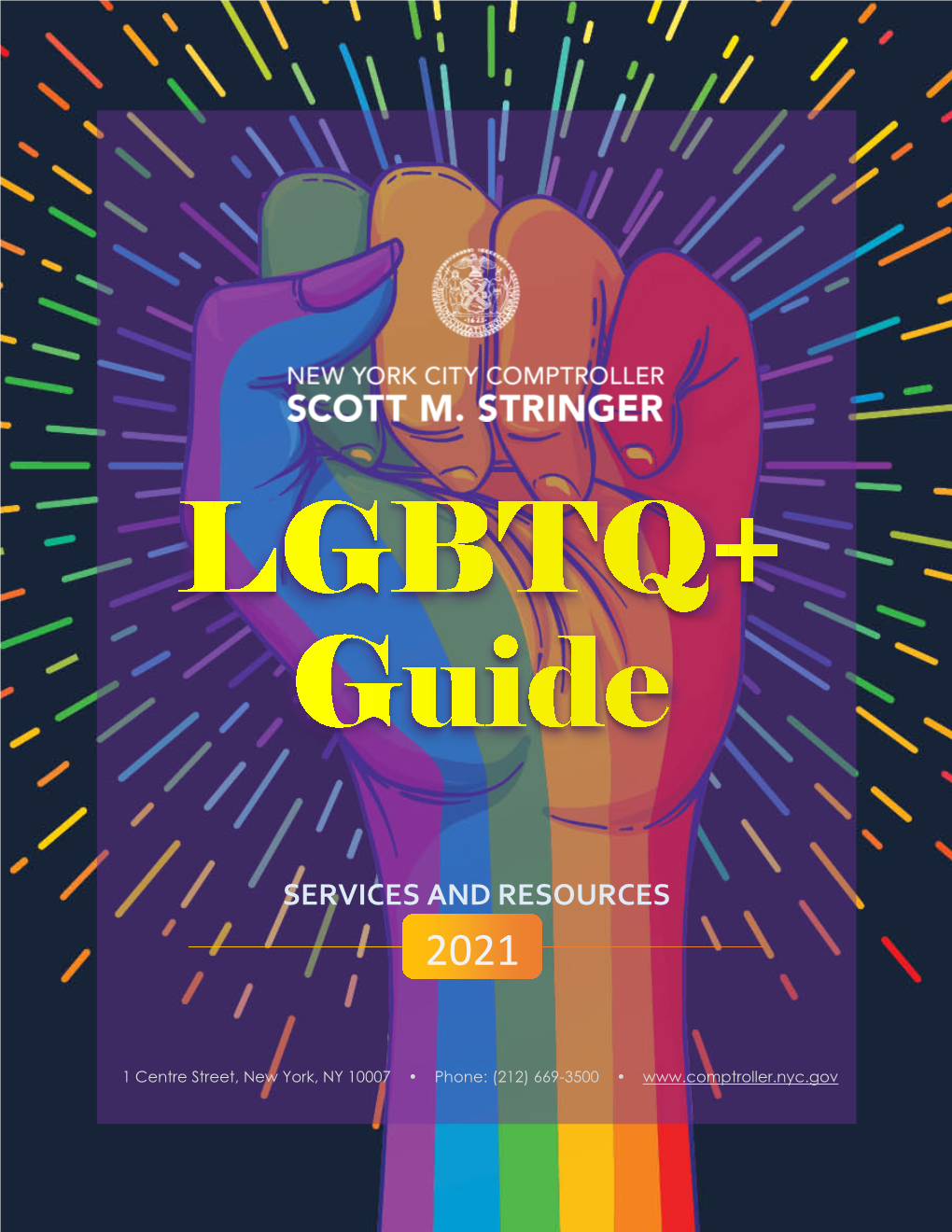 Comptroller Stringer's 2021 LGBTQ Resource Guide