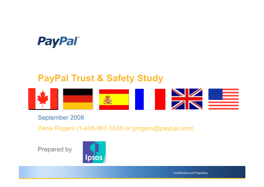 Paypal Trust & Safety Study