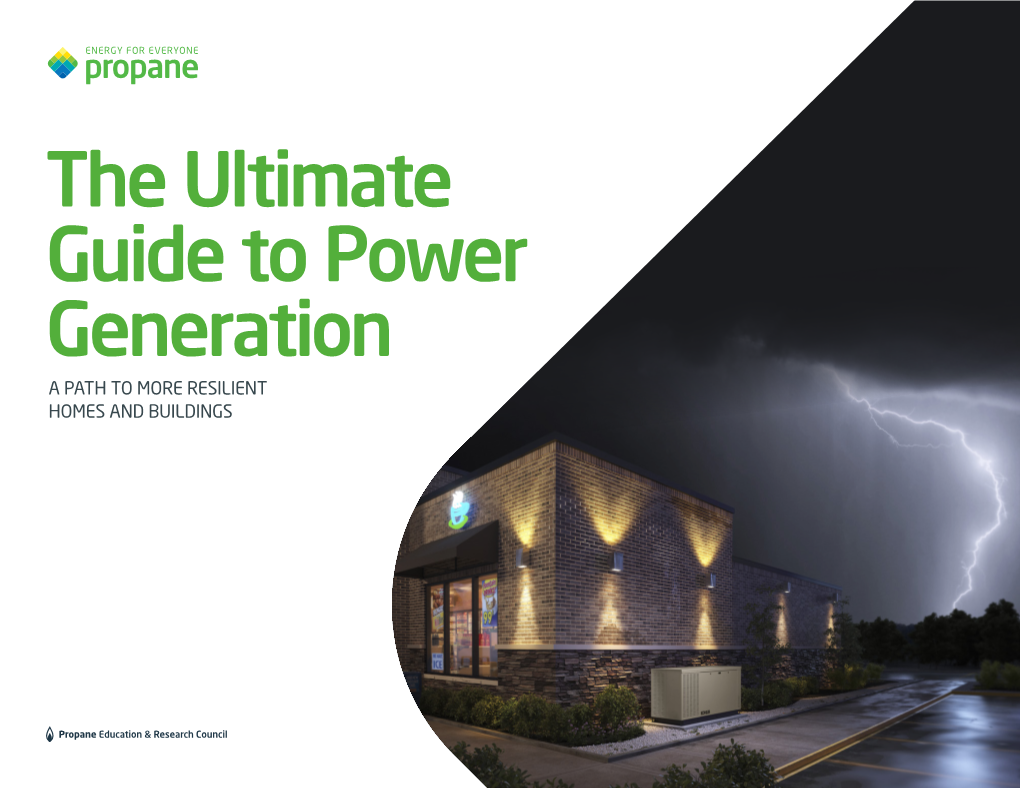 The Ultimate Guide to Power Generation a PATH to MORE RESILIENT HOMES and BUILDINGS