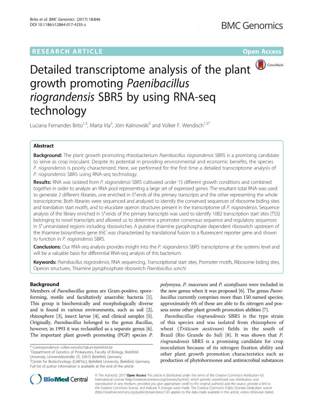 Detailed Transcriptome Analysis of the Plant Growth Promoting