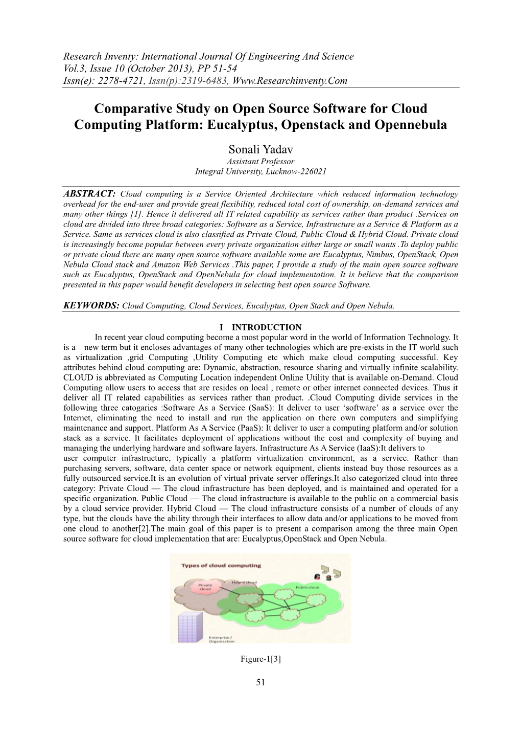 A Study on Open Source Software for Deploying Private Cloud