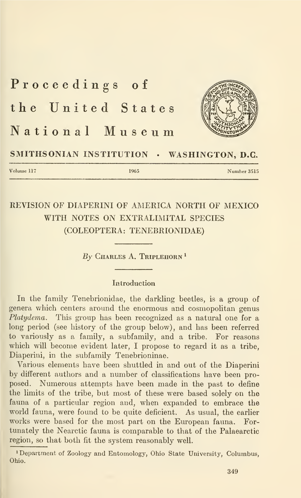 Proceedings of the United States National Museum