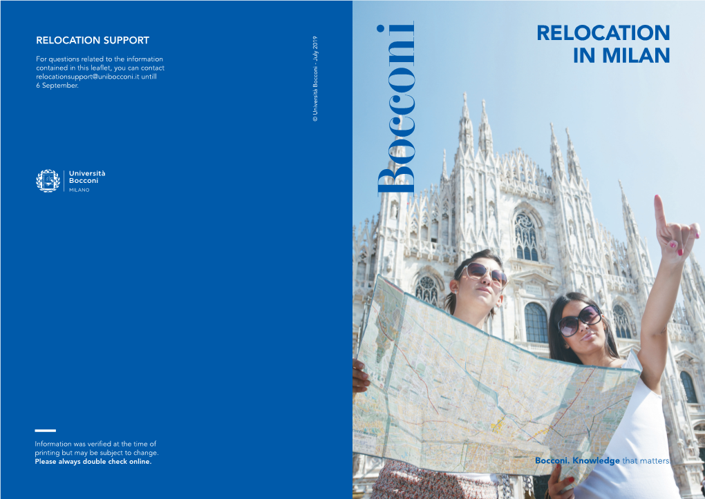 Relocation in Milan