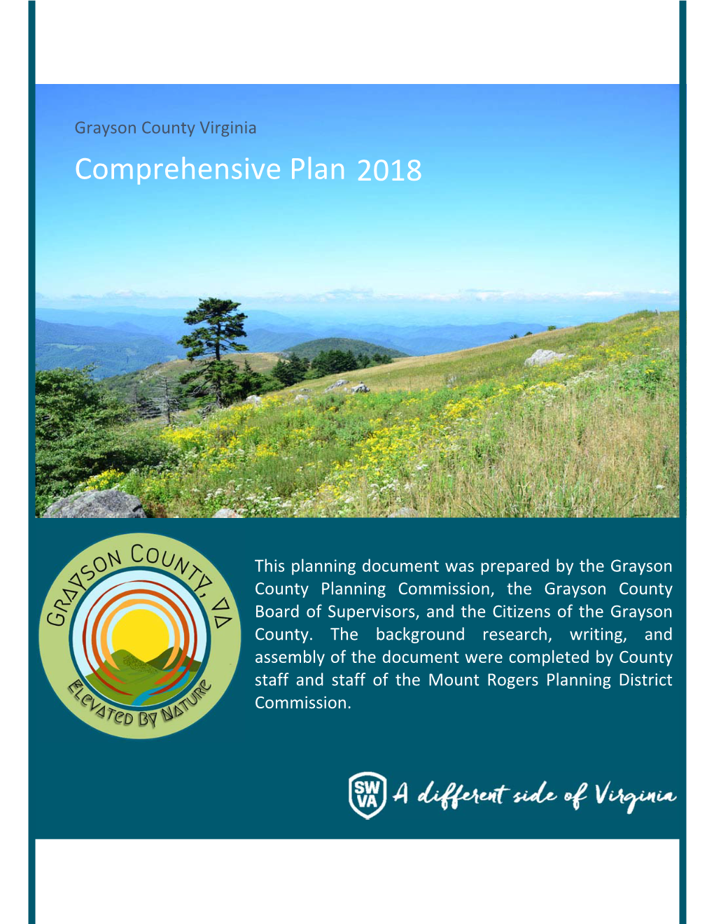 Grayson County Virginia Comprehensive Plan 2018