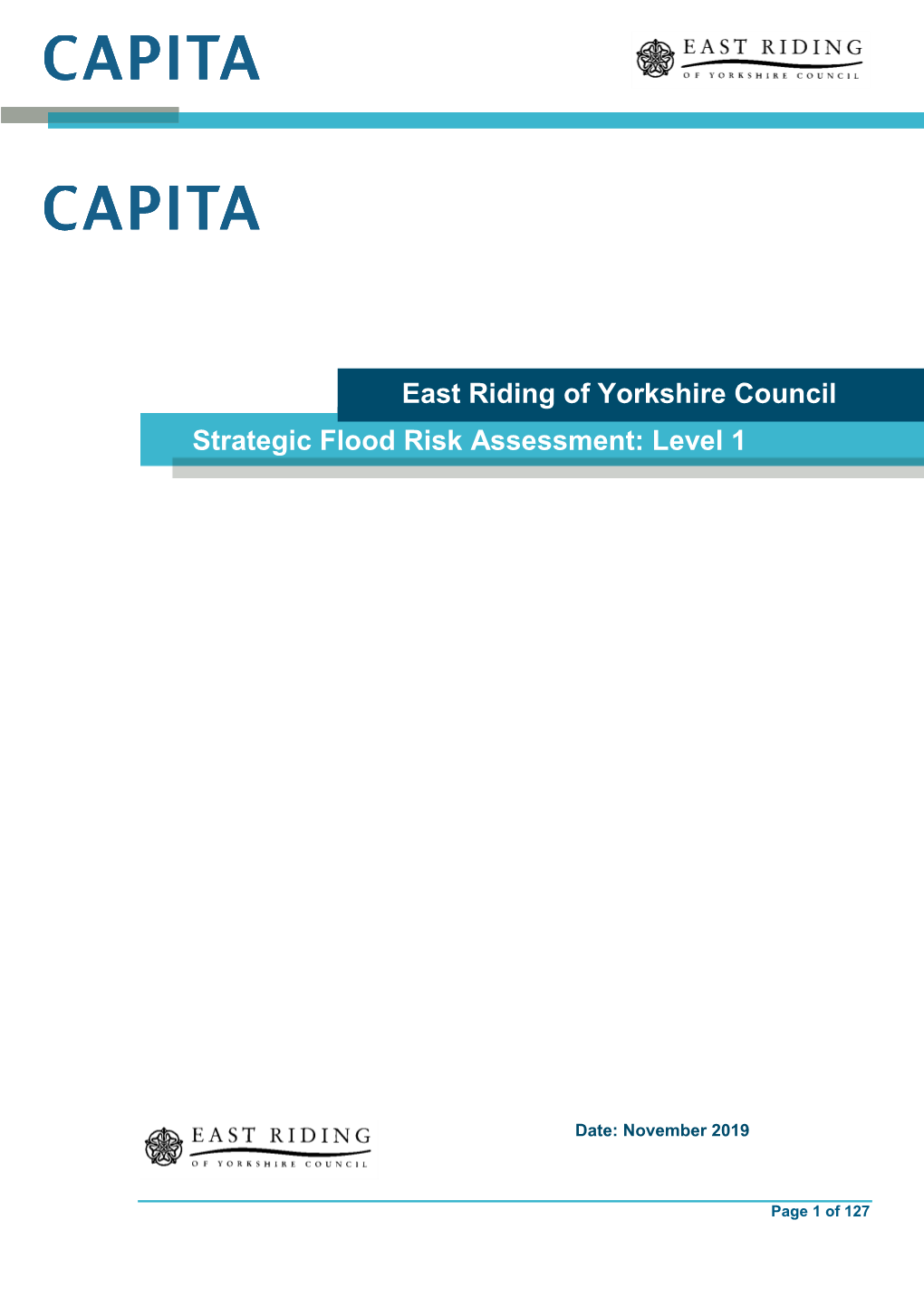 Strategic Flood Risk Assessment (Level 1)