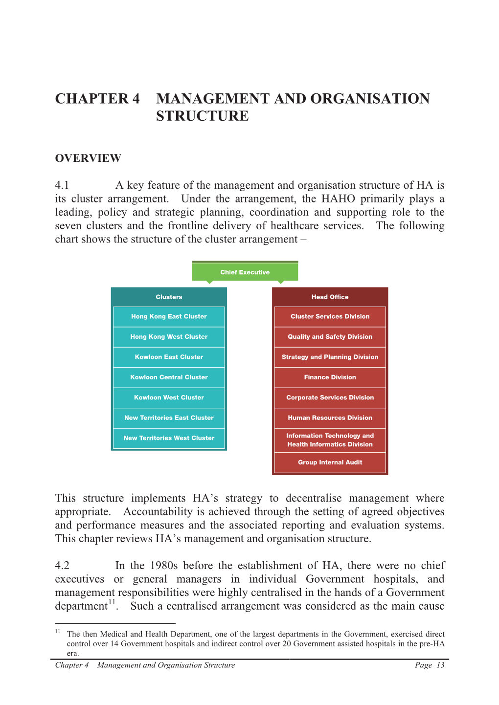 Chapter 4 Management and Organisation Structure Page 13