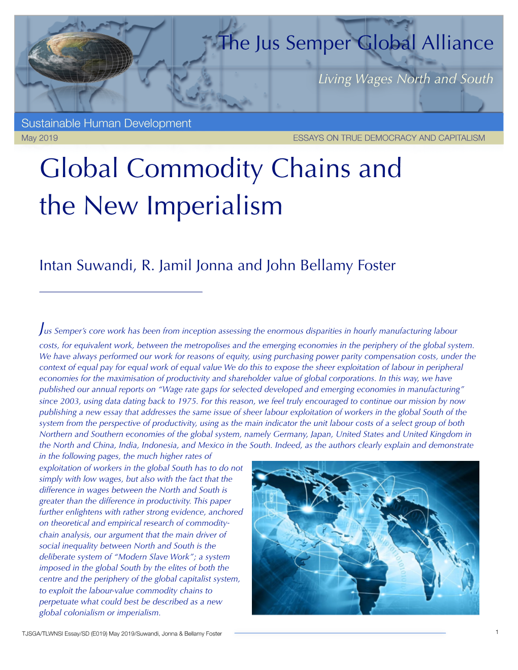 Global Commodity Chains and the New Imperialism