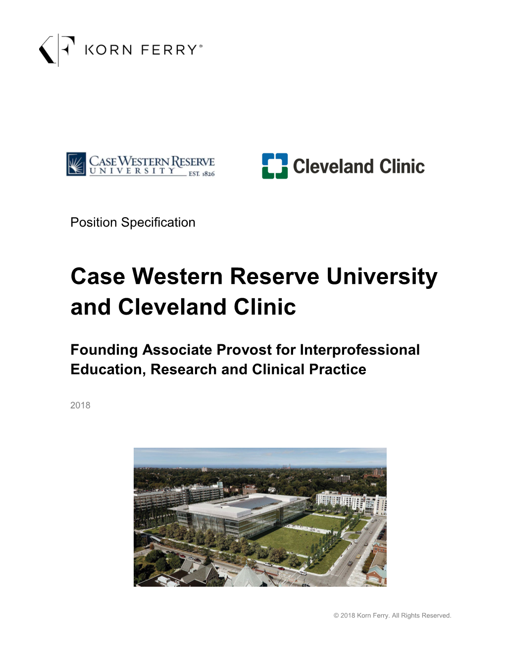 Case Western Reserve University and Cleveland Clinic Founding