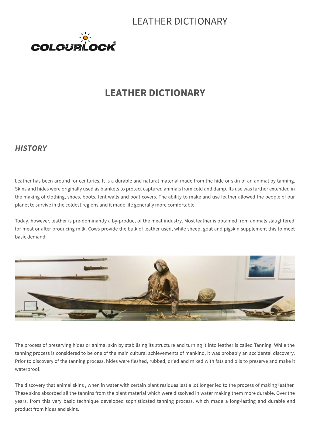 Leather Dictionary