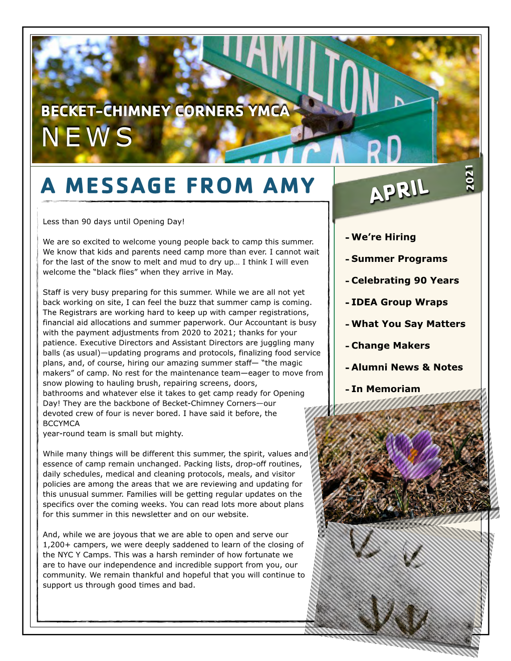 BCCYMCA NEWS April 2021