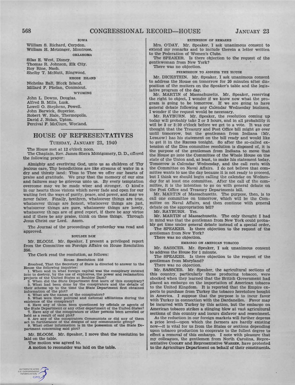 Congressional Record-House House Of