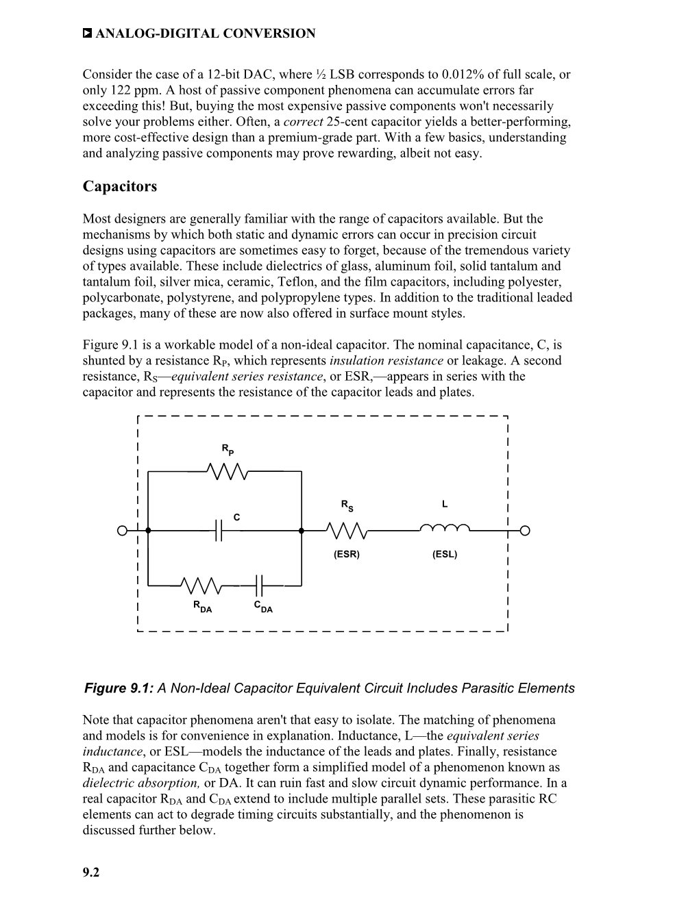 Hardware Design Techniques 9.1 Passive Components