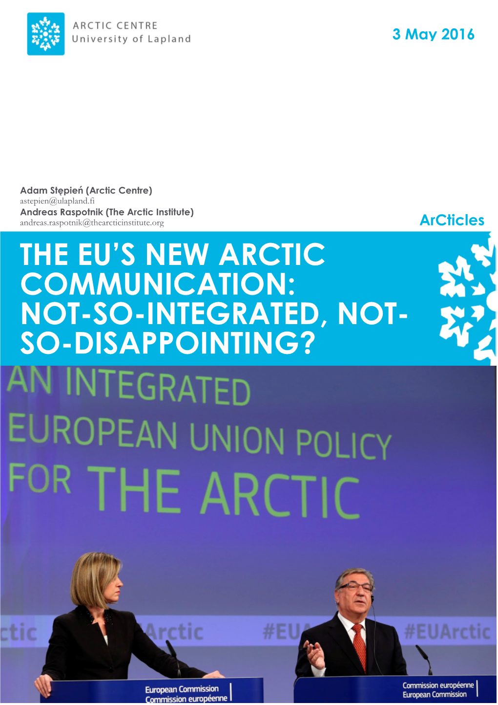 The Eu's New Arctic Communication: Not-So-Integrated