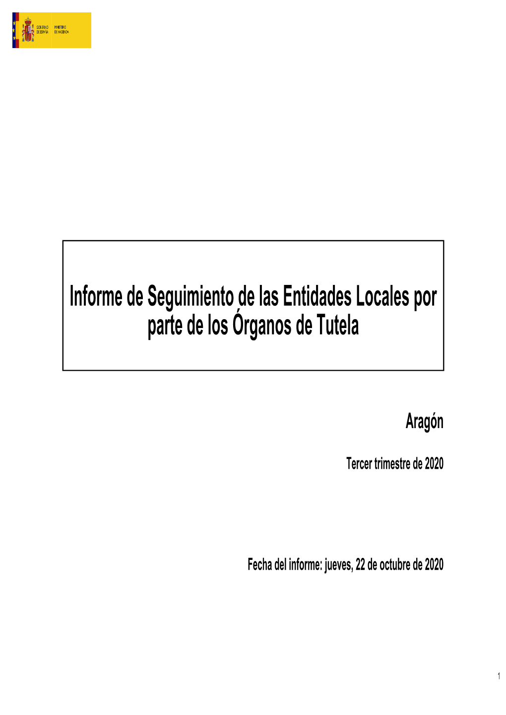 Informe De Seguimiento De Las Entidades Locales Por Parte De Los Órganos De Tutela