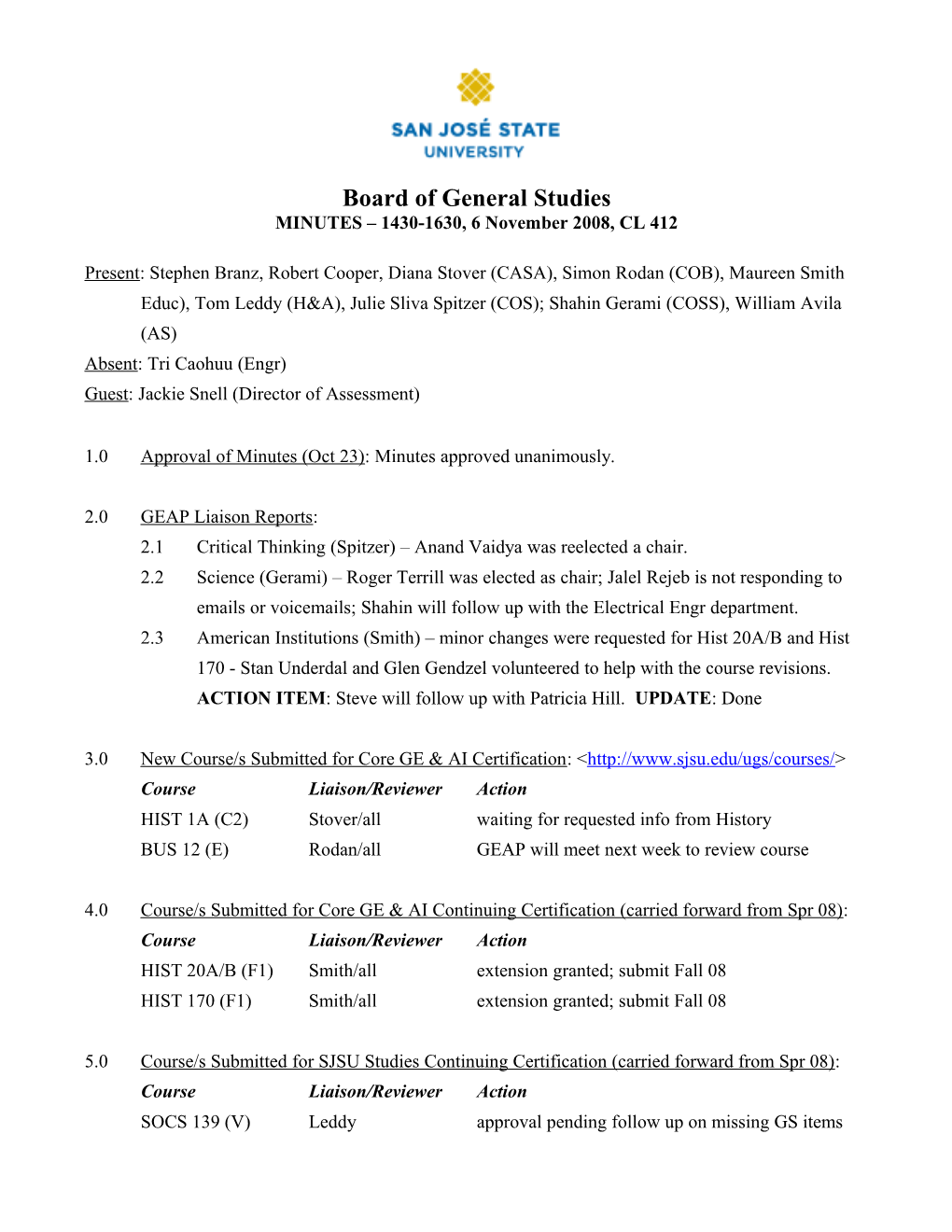 Board of General Studies