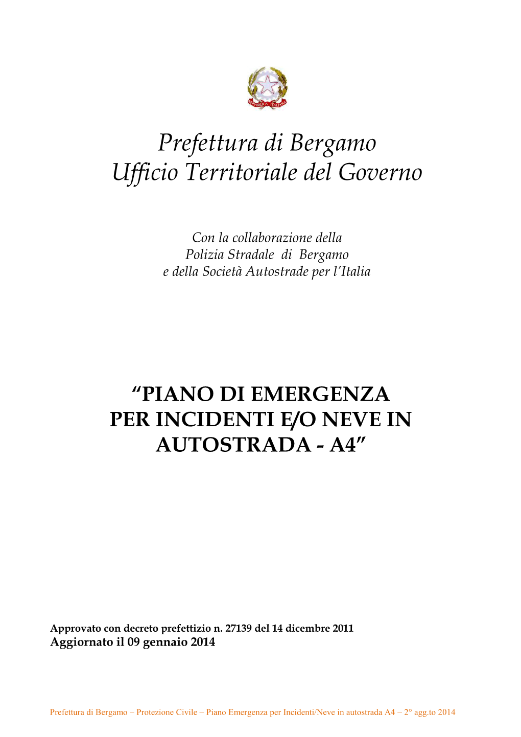 Prefettura Di Bergamo Ufficio Territoriale Del Governo