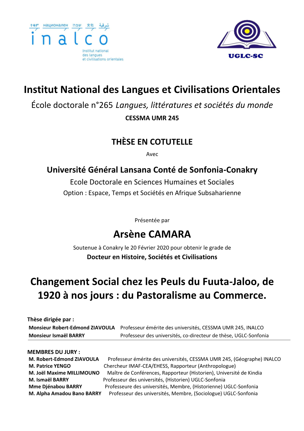 Institut National Des Langues Et Civilisations Orientales Arsène