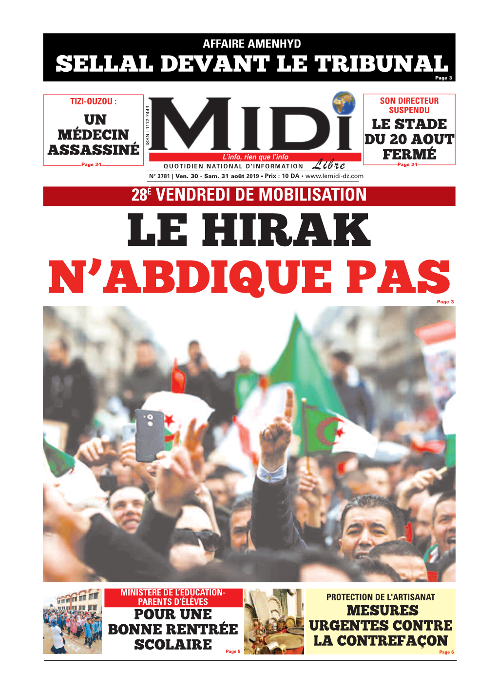 Pdf Le Midi Libre Du 2019-08-31