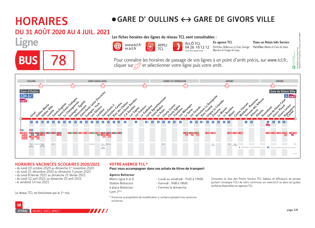 HORAIRES Ligne