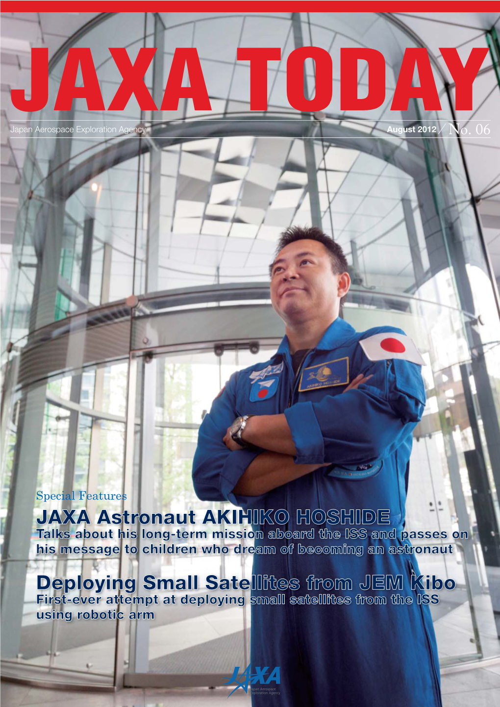 JAXA Astronaut AKIHIKO HOSHIDE Deploying Small Satellites From