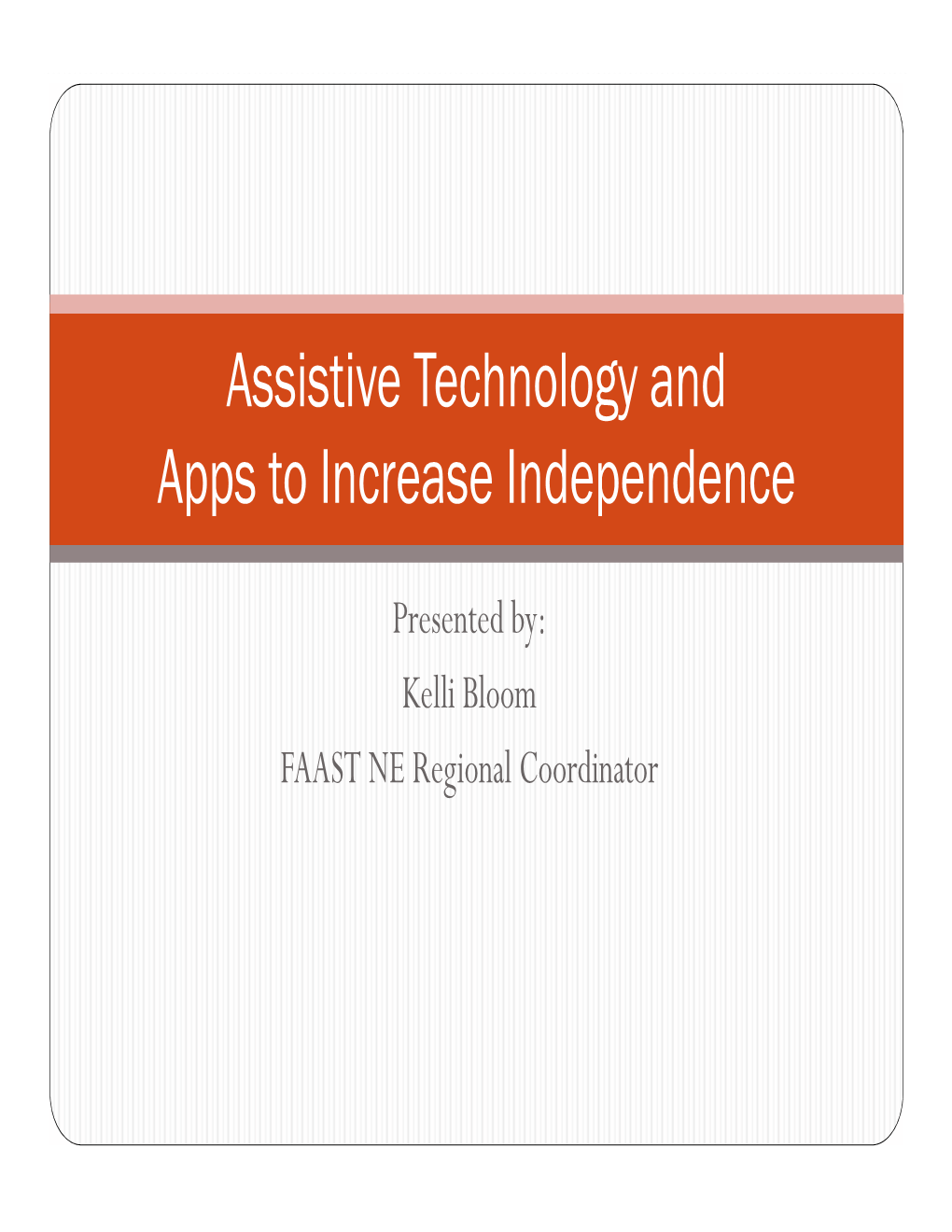 Apps to Increase Independence