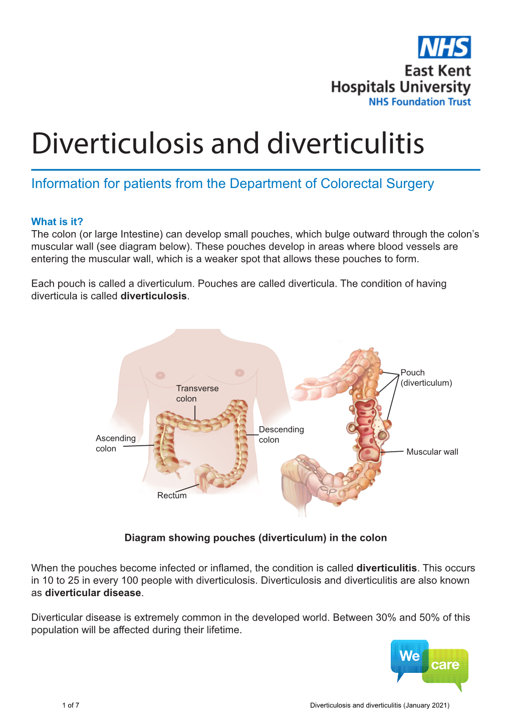 Diverticulitis and Diverticulosis
