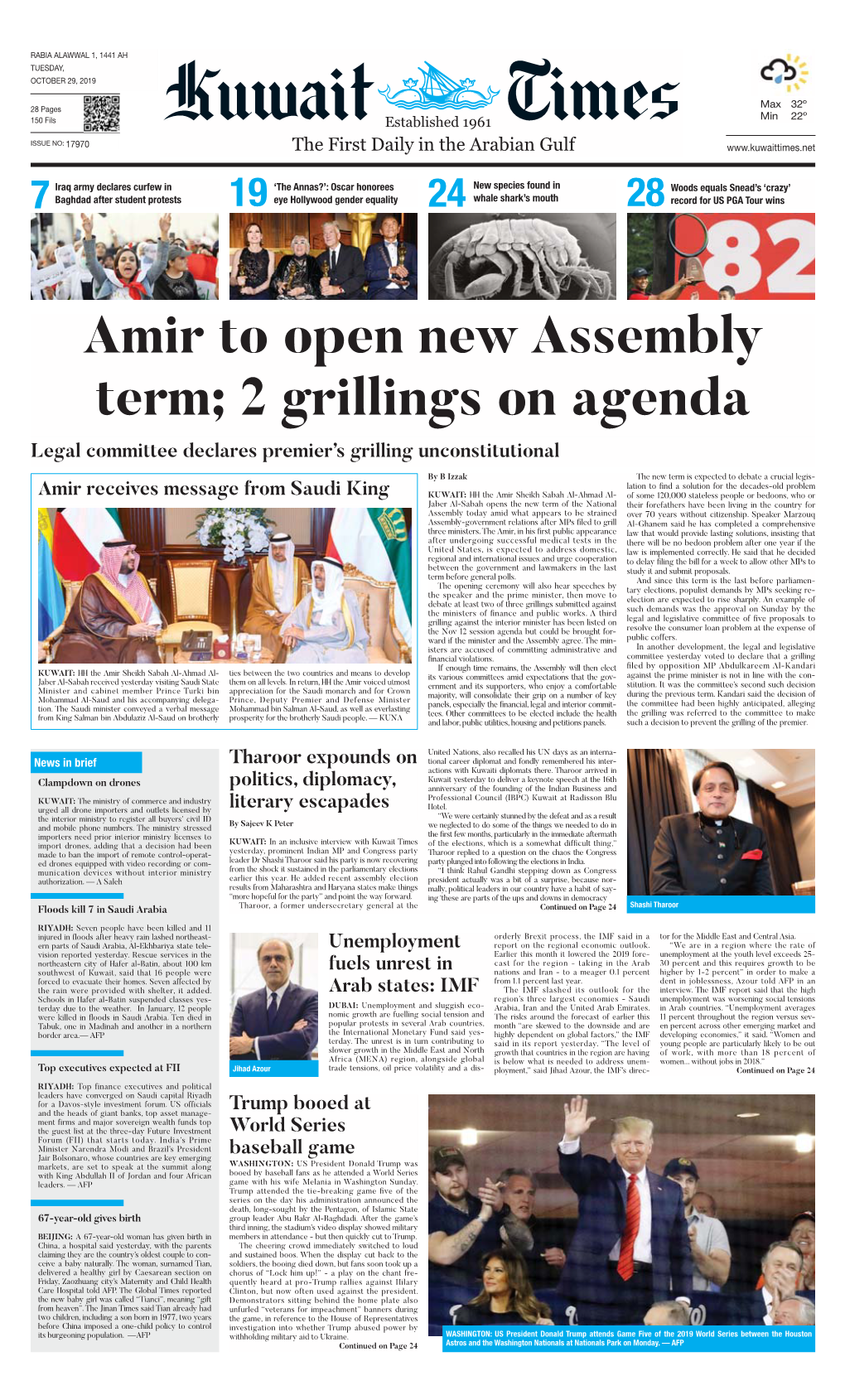 Kuwaittimes 29-10-2019.Qxp Layout 1