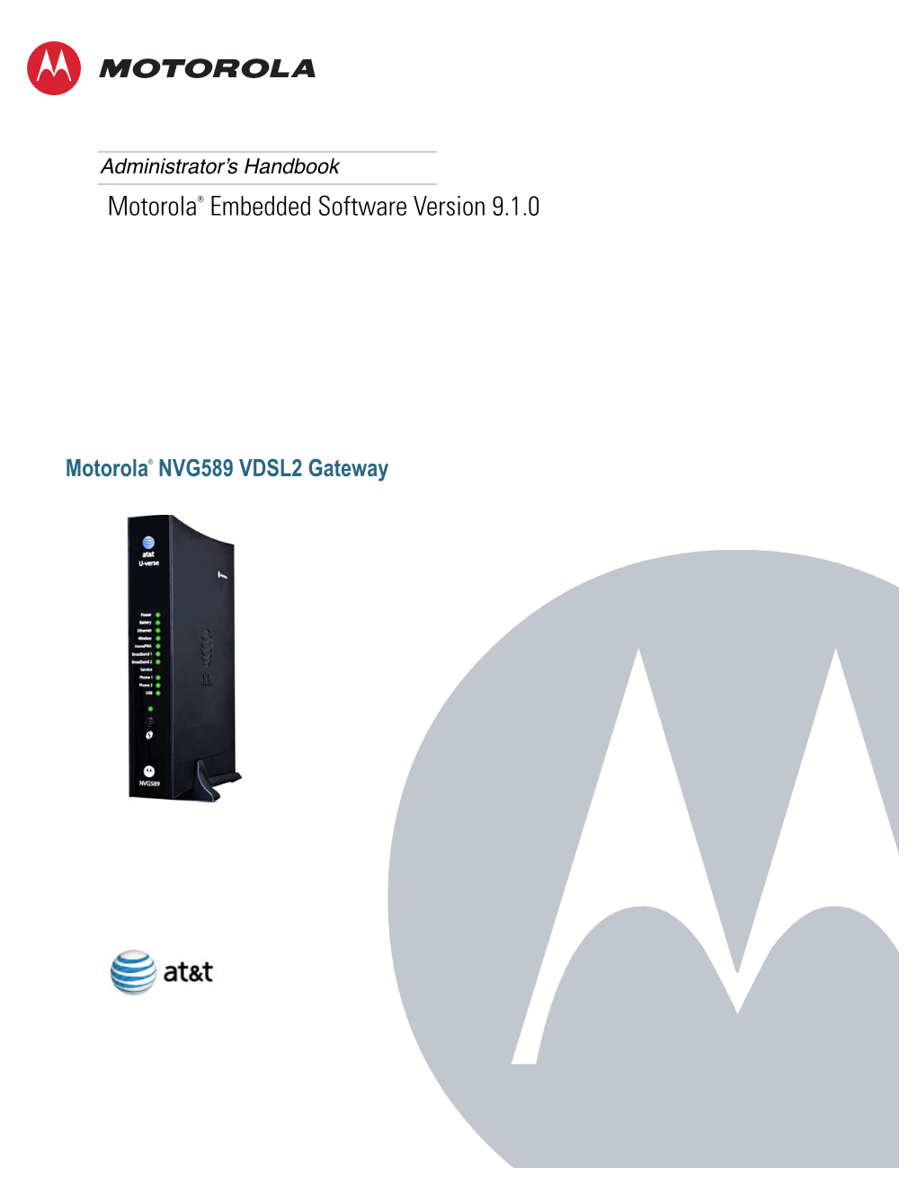 NVG589 Administrator's Handbook V9.1.0