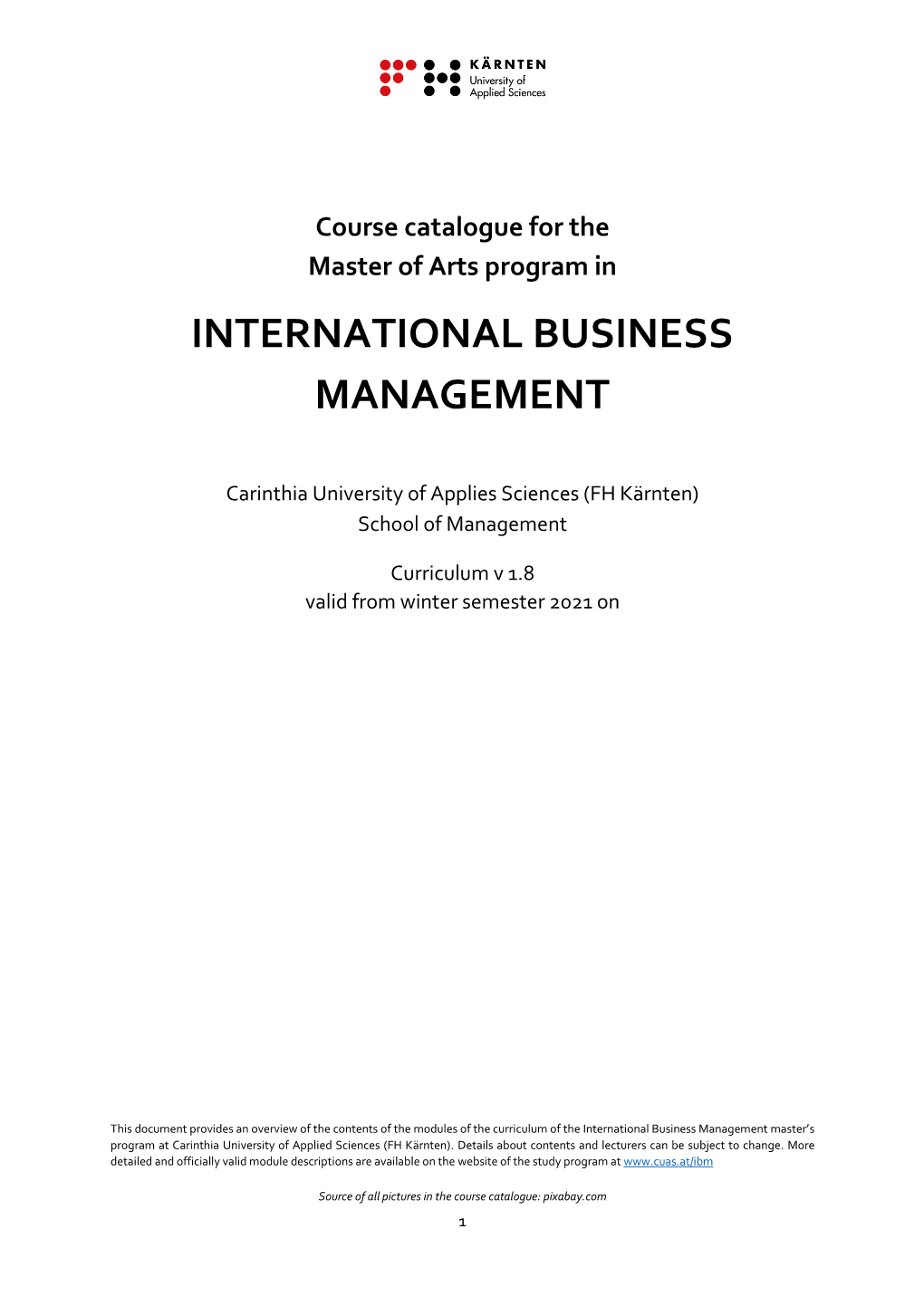 International Business Management