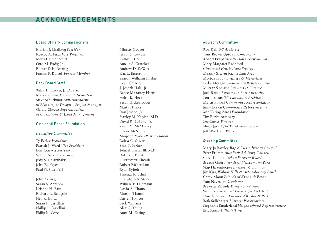 Acknowledgements