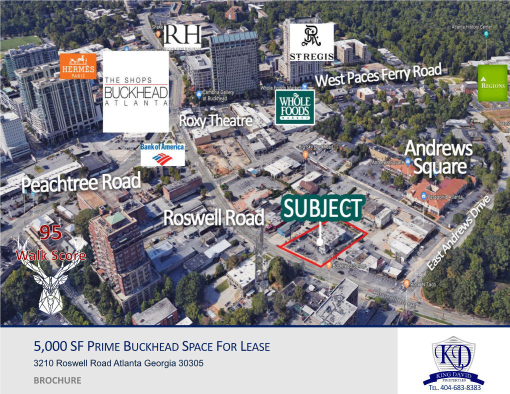 5,000 SF PRIME BUCKHEAD SPACE for LEASE 3210 Roswell Road Atlanta Georgia 30305 BROCHURE TEL