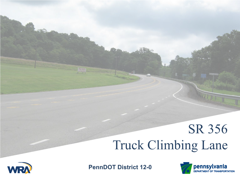 SR 356 Truck Climbing Lane
