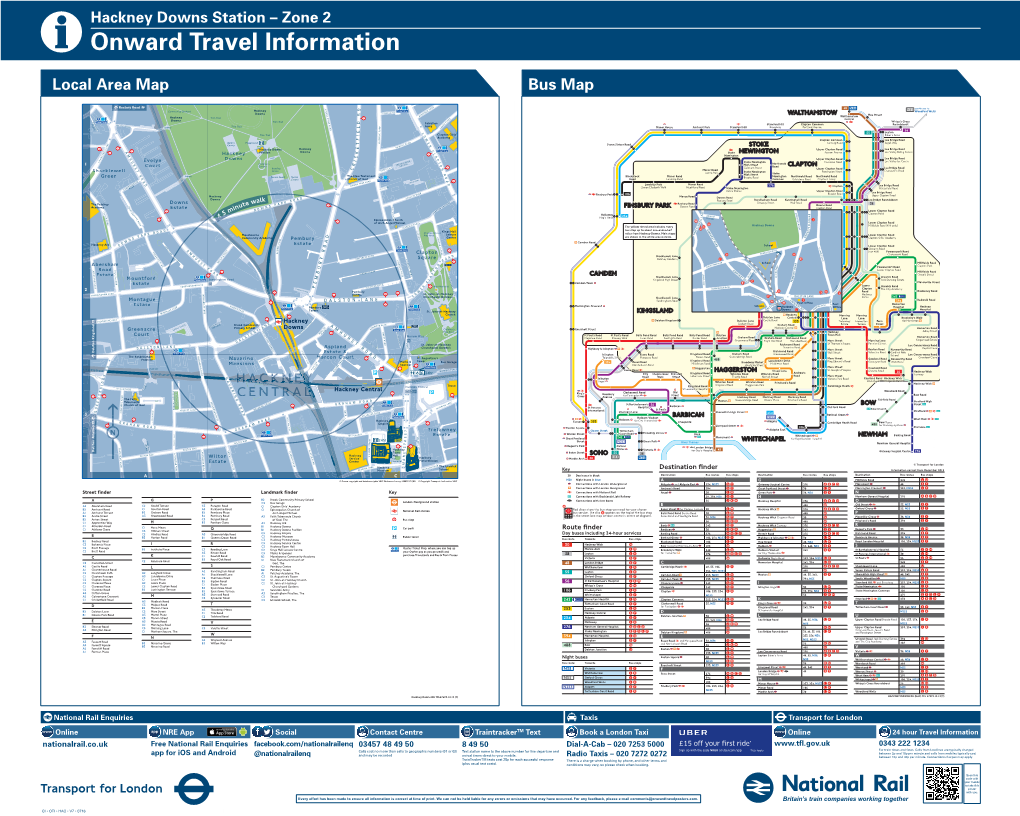 Buses from Hackney Downs H I G L E R FA