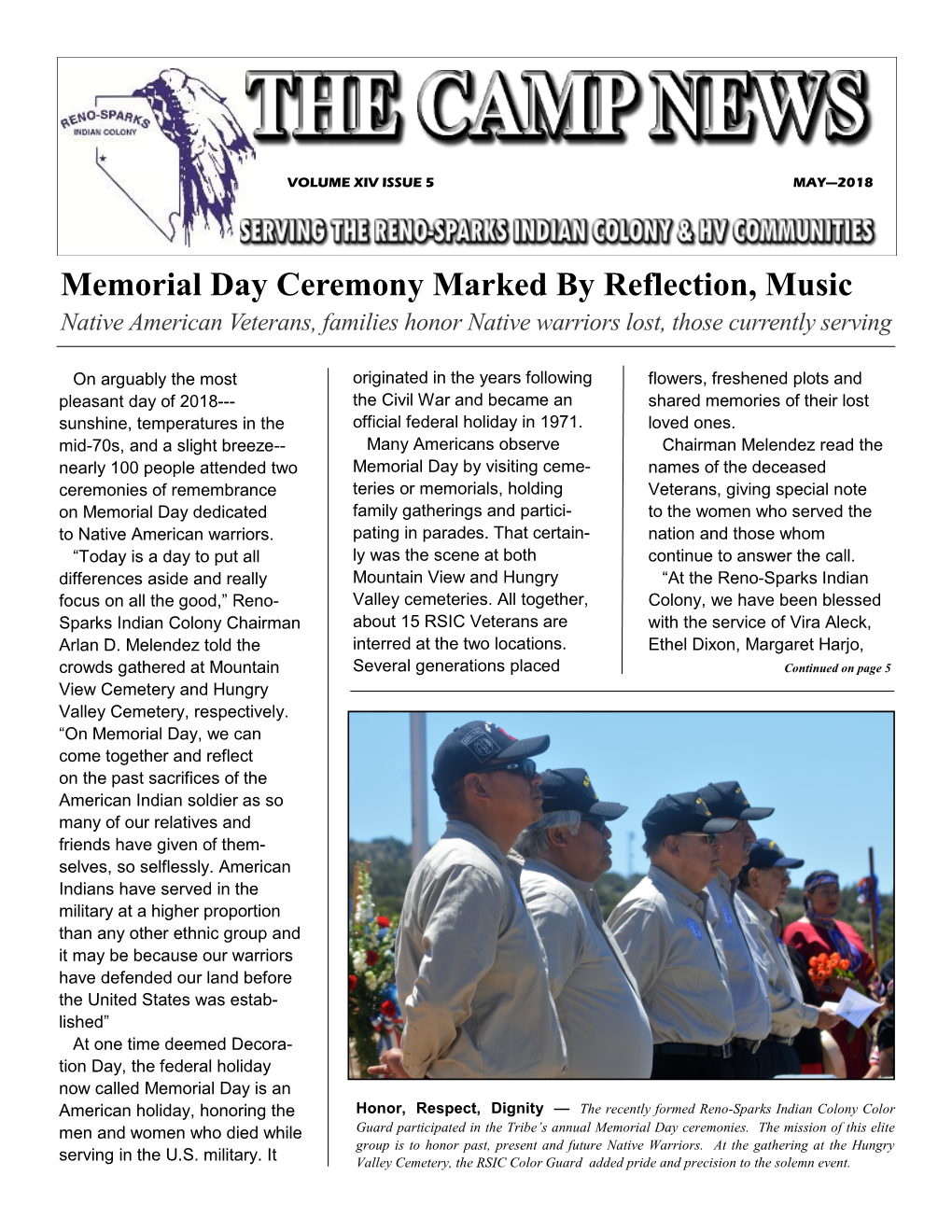 Memorial Day Ceremony Marked by Reflection, Music