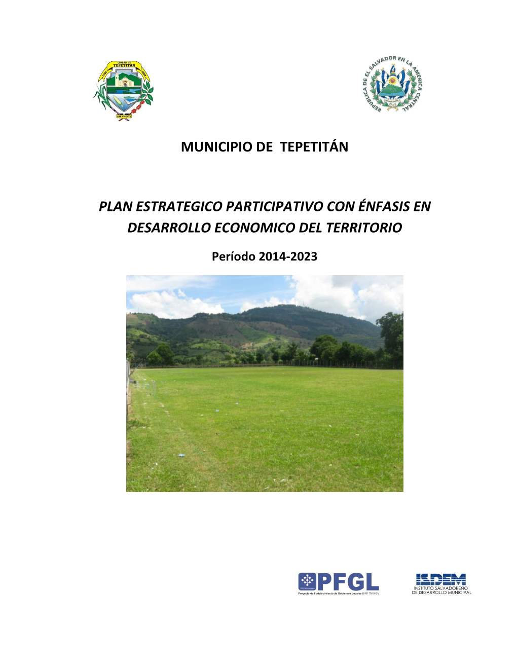 Municipio De Tepetitán Plan Estrategico Participativo Con Énfasis