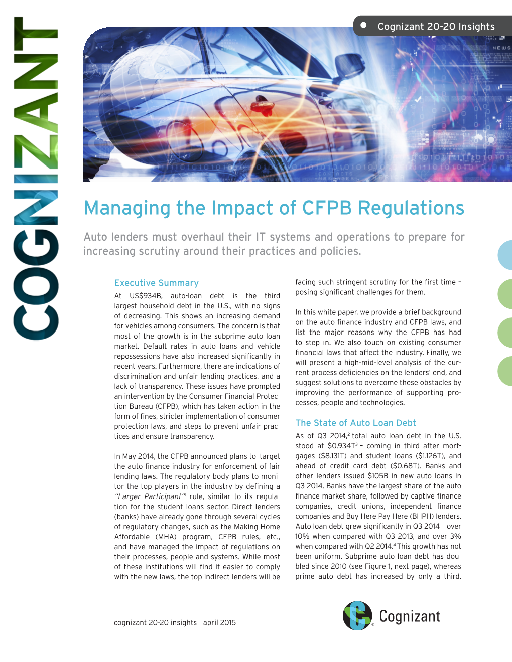 Managing the Impact of CFPB Regulations