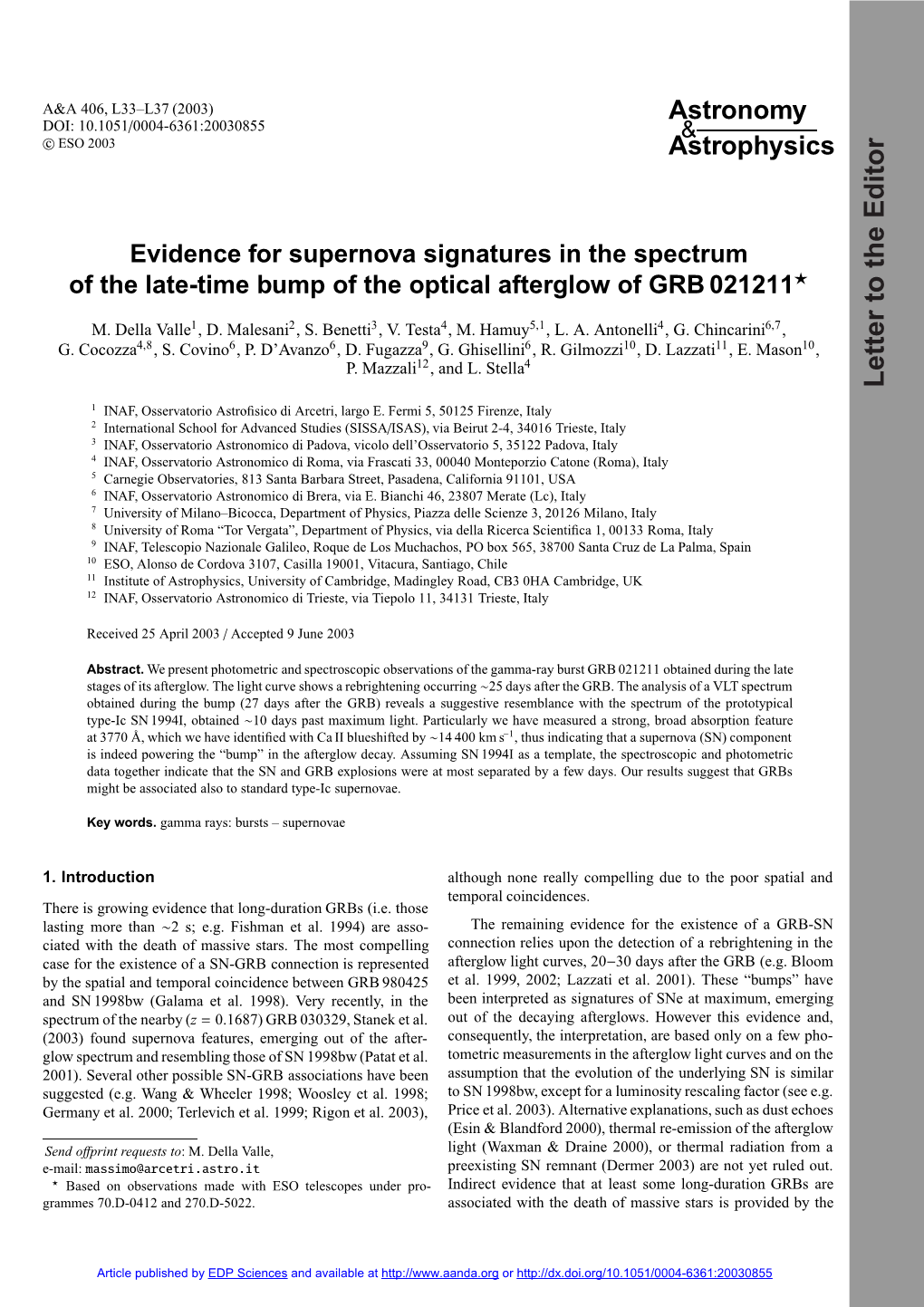 Evidence for Supernova Signatures in the Spectrum of the Late-Time Bump