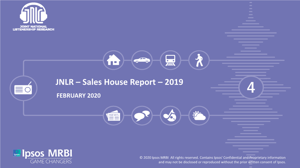 JNLR-Sales House Data