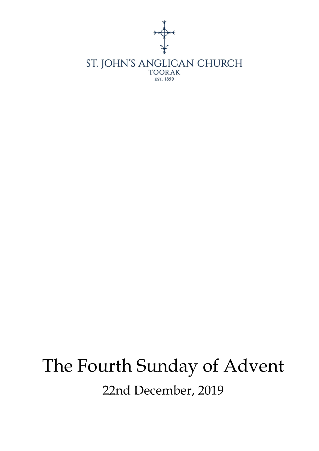 The Fourth Sunday of Advent