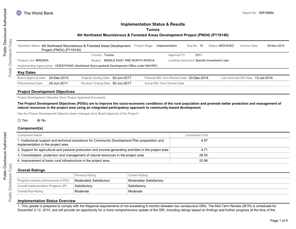 World Bank Document