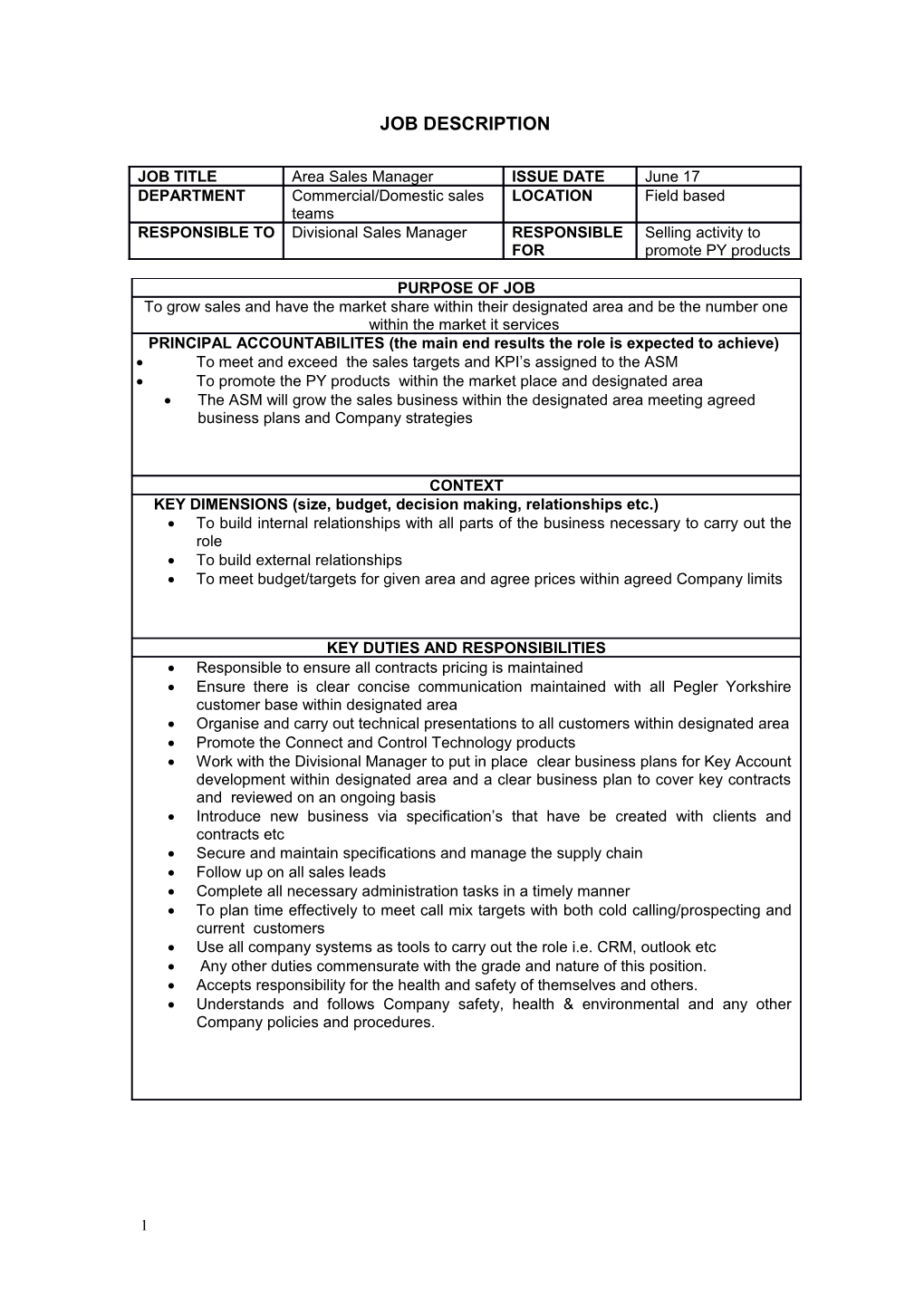 Job Description Form s12