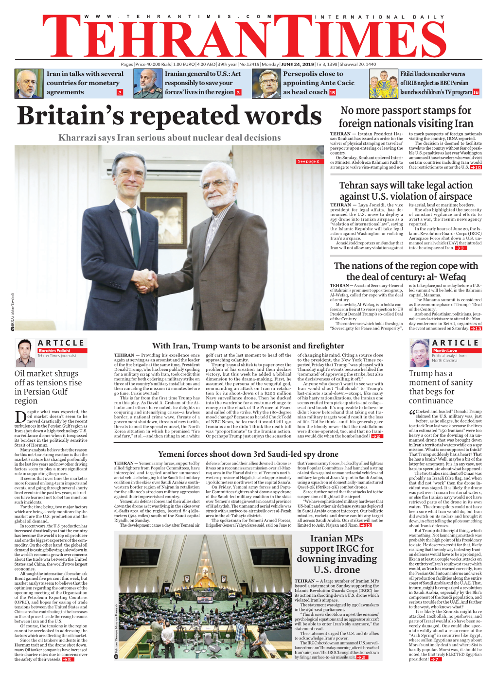 Britain's Repeated Words