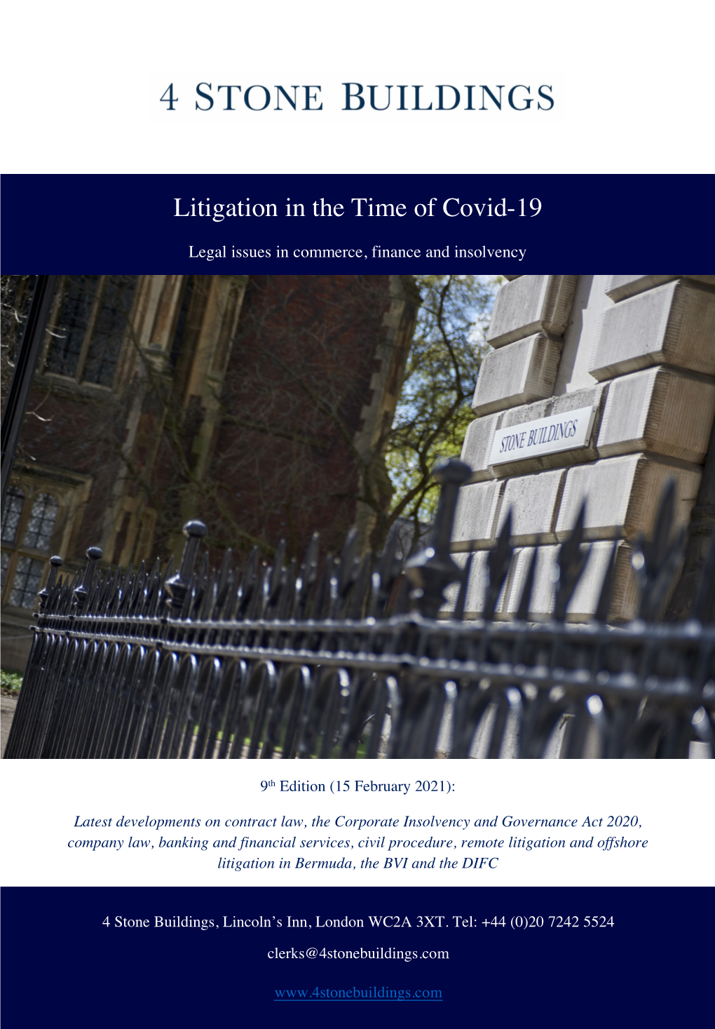 Litigation in the Time of Covid-19