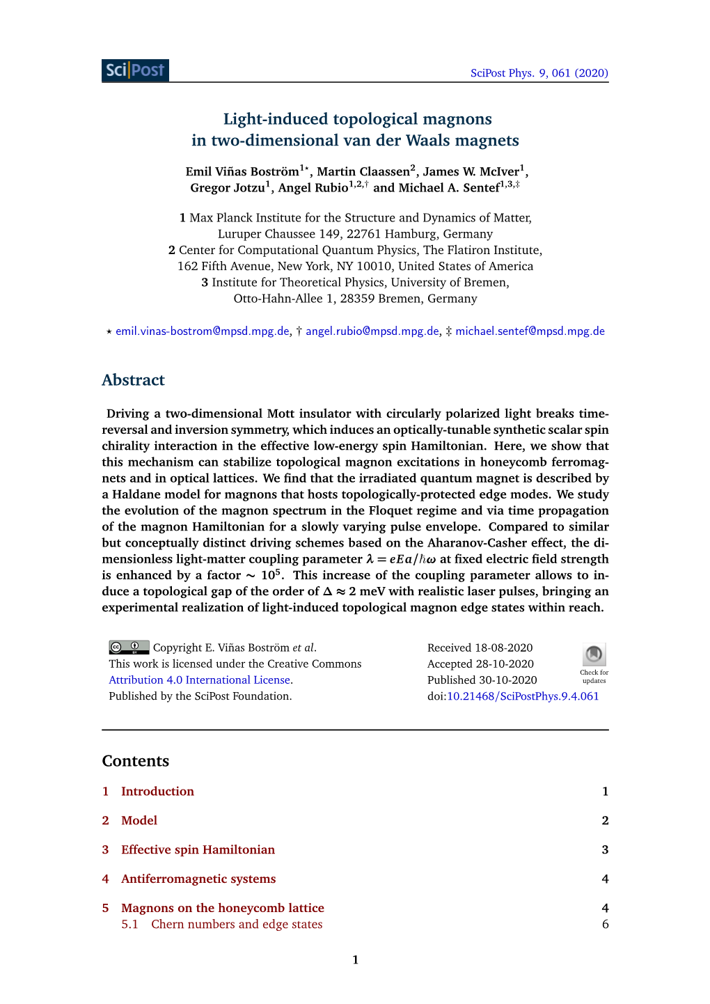 Light-Induced Topological Magnons in Two-Dimensional Van Der Waals Magnets