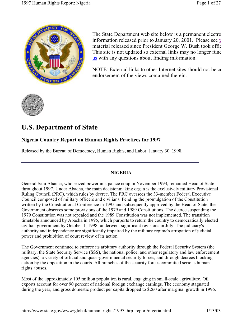 U.S. Department of State