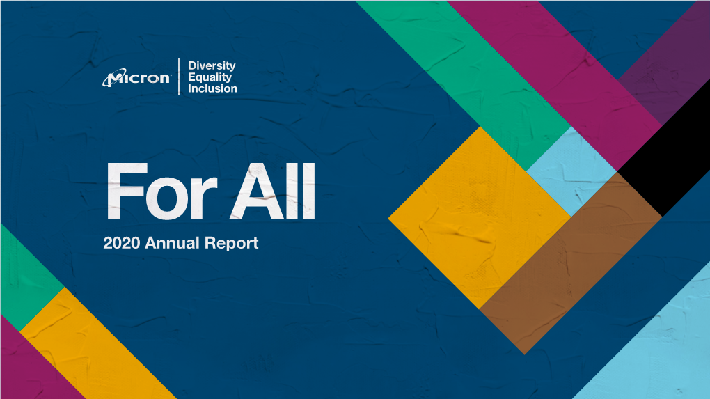 2020 Diversity, Equality & Inclusion Report