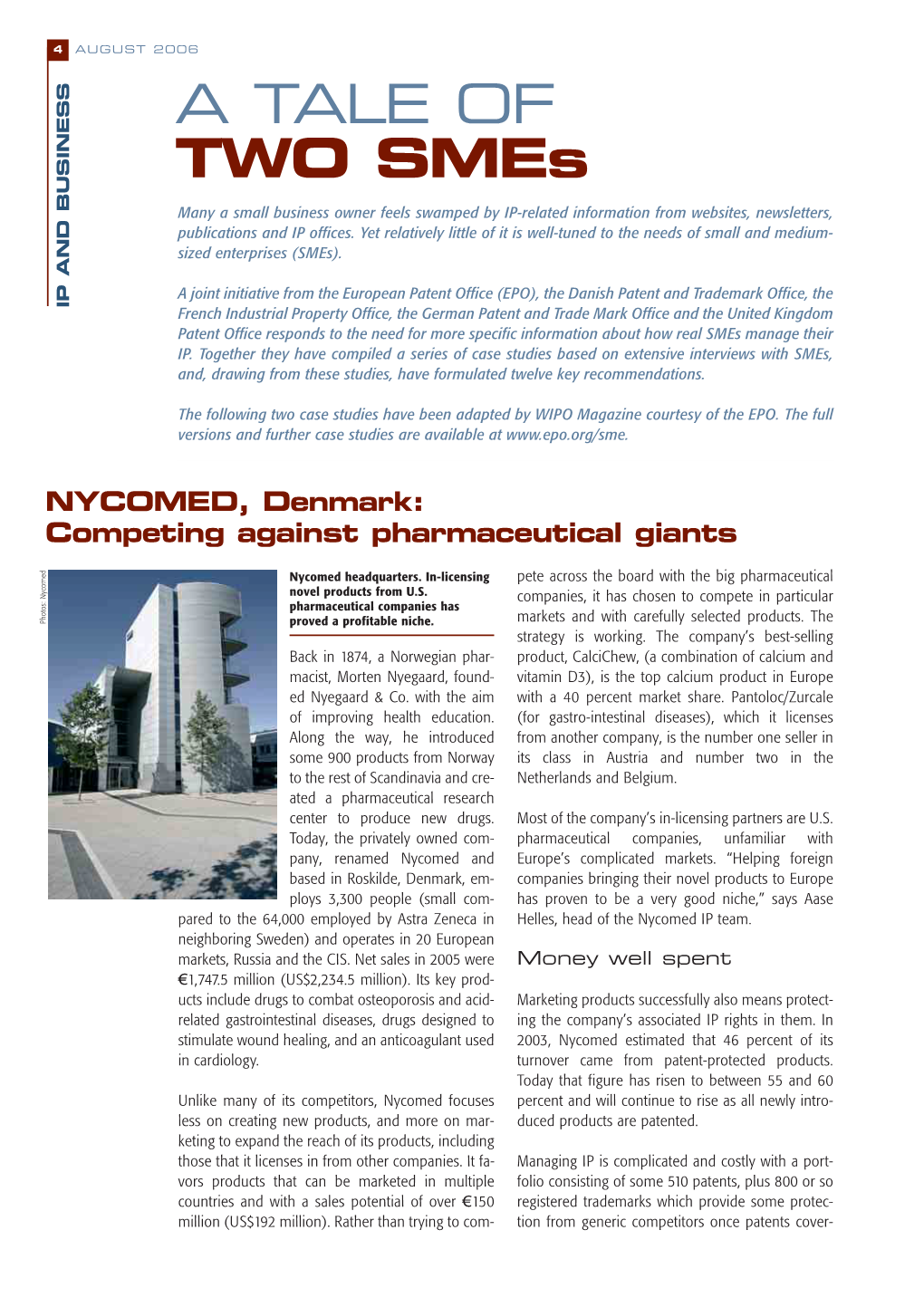 PCT Extracts from WIPO Magazine